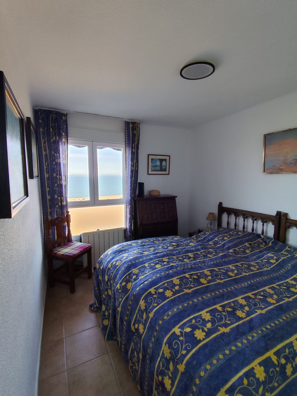 Schlafzimmer mit Meerblick